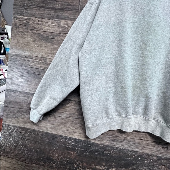 Champion Gray Oversized Crewneck Hoodie - Picture 5 of 7
